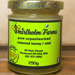 Lemon creamed honey